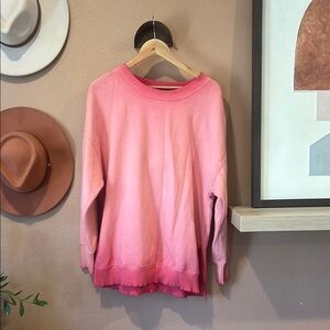 Pink Ombre Sweater